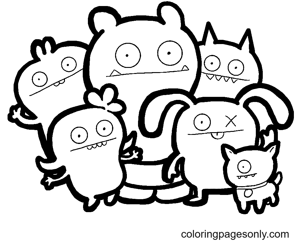 Free Printable Uglydolls Coloring Page Free Printable Coloring Pages