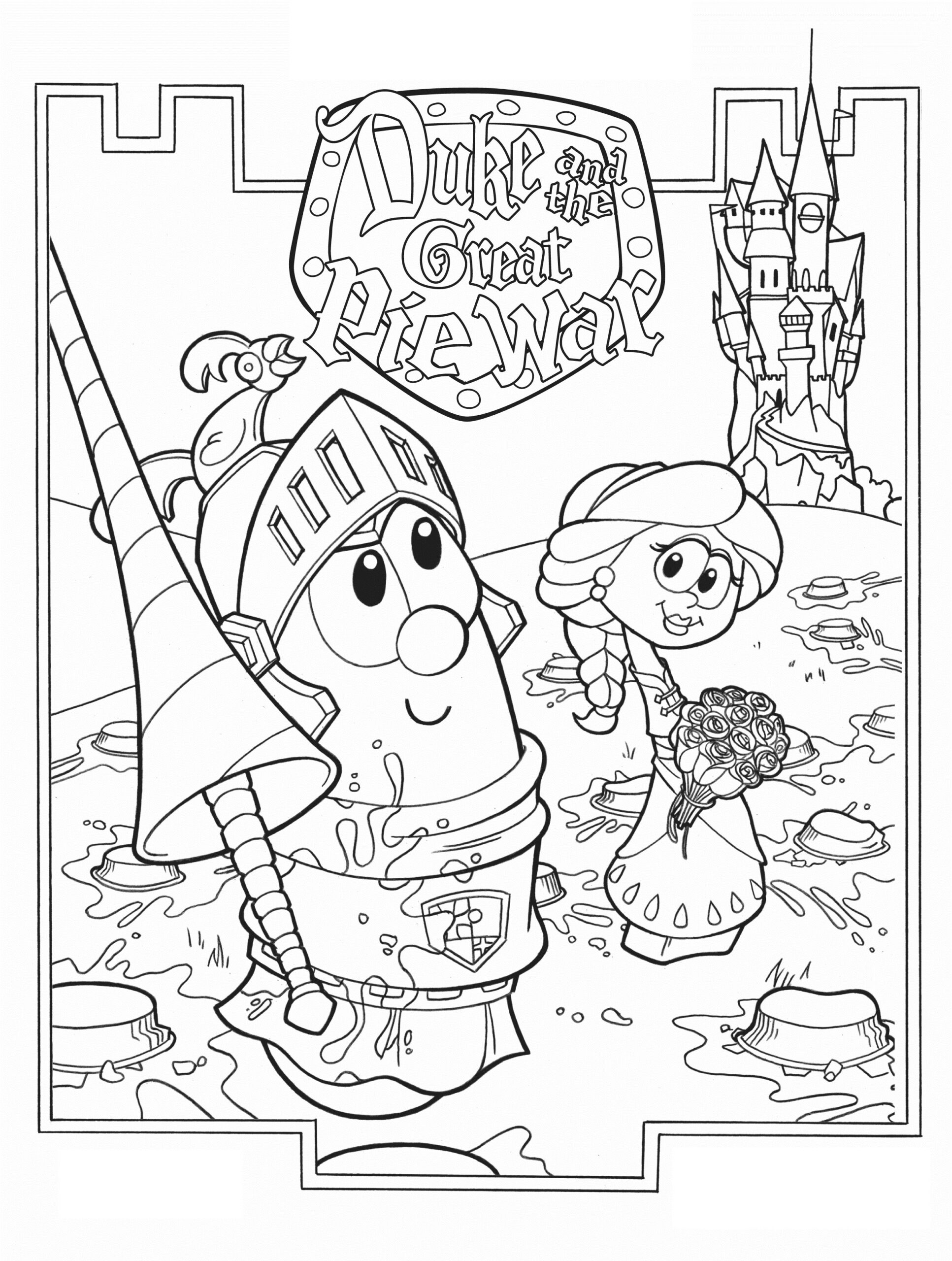 Free Printable Veggie Tales Coloring Pages For Kids