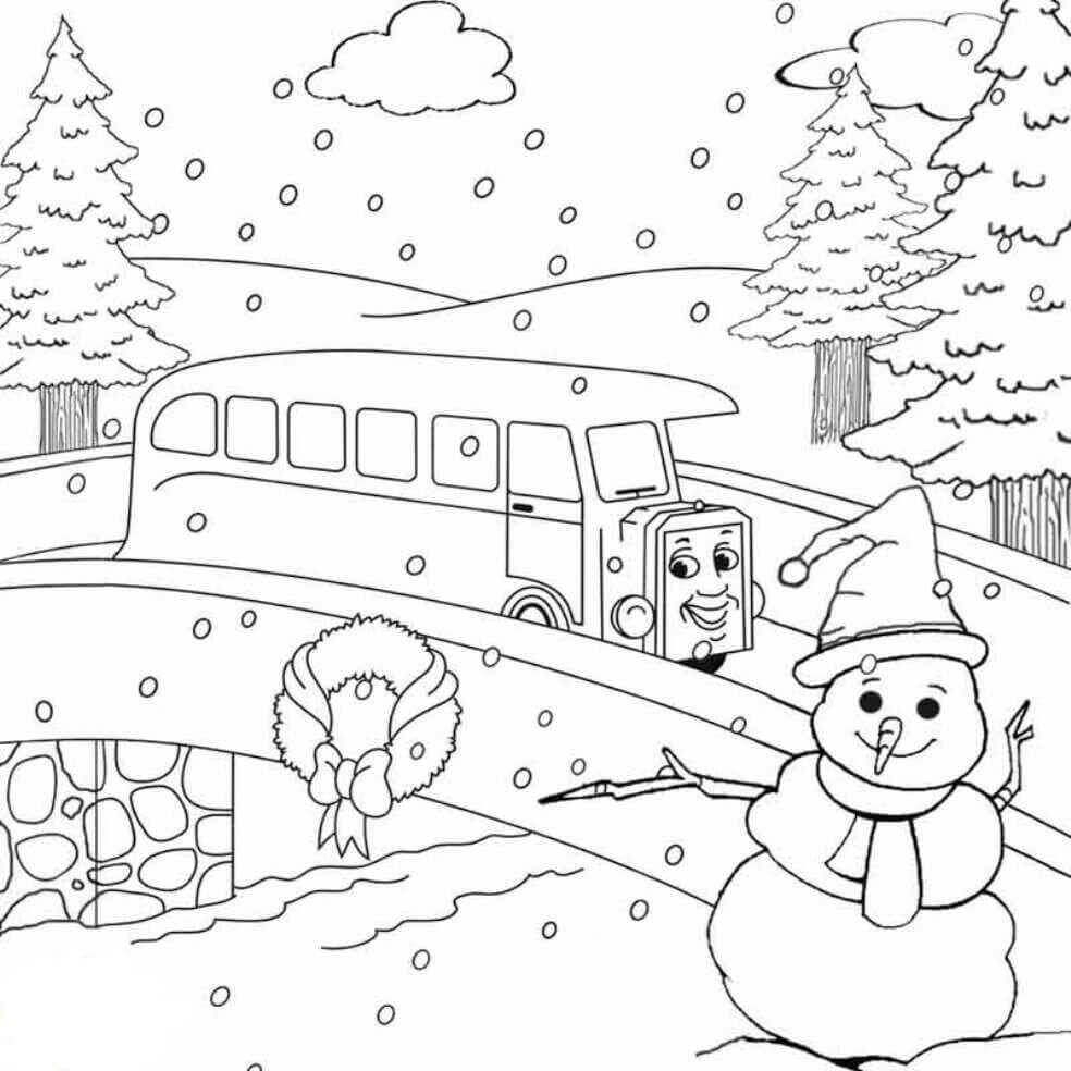 Free Printable Winter Coloring Pages