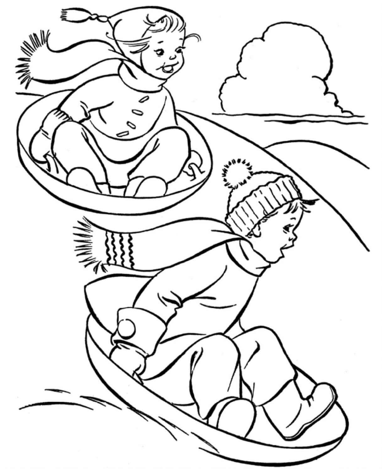 Free Printable Winter Coloring Pages