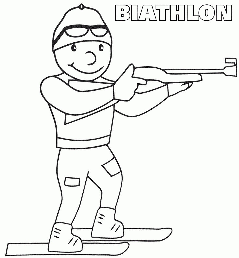 Winter Olympics 2018 Coloring Pages