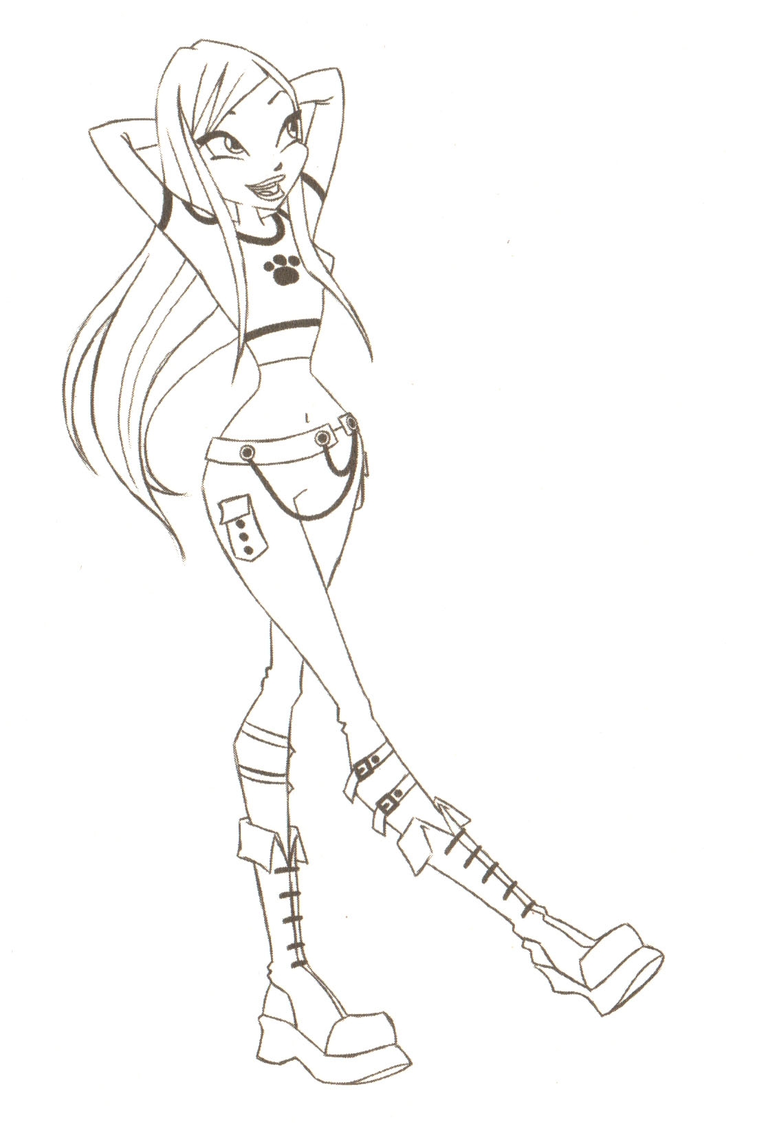 Free Printable Winx Club Coloring Pages For Kids