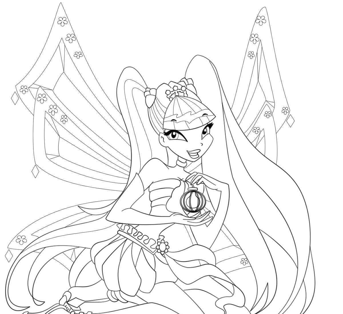 Free Printable Winx Club Coloring Pages For Kids
