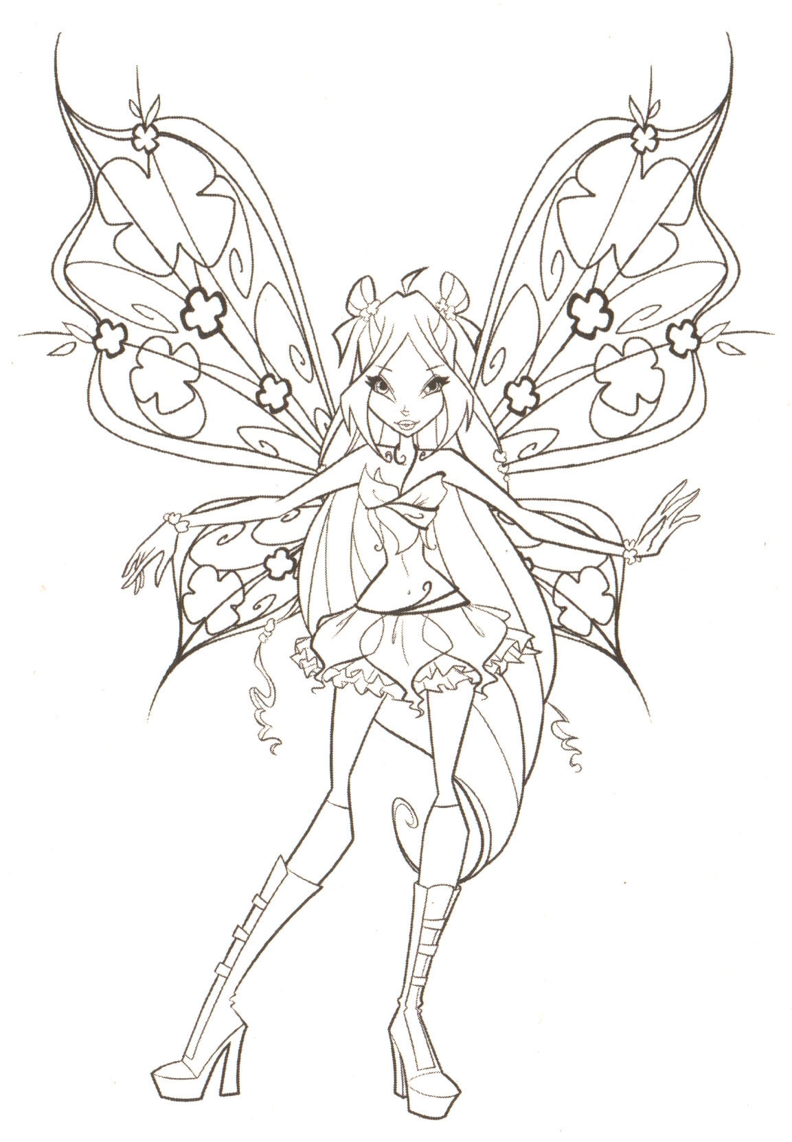 Free Printable Winx Club Coloring Pages For Kids