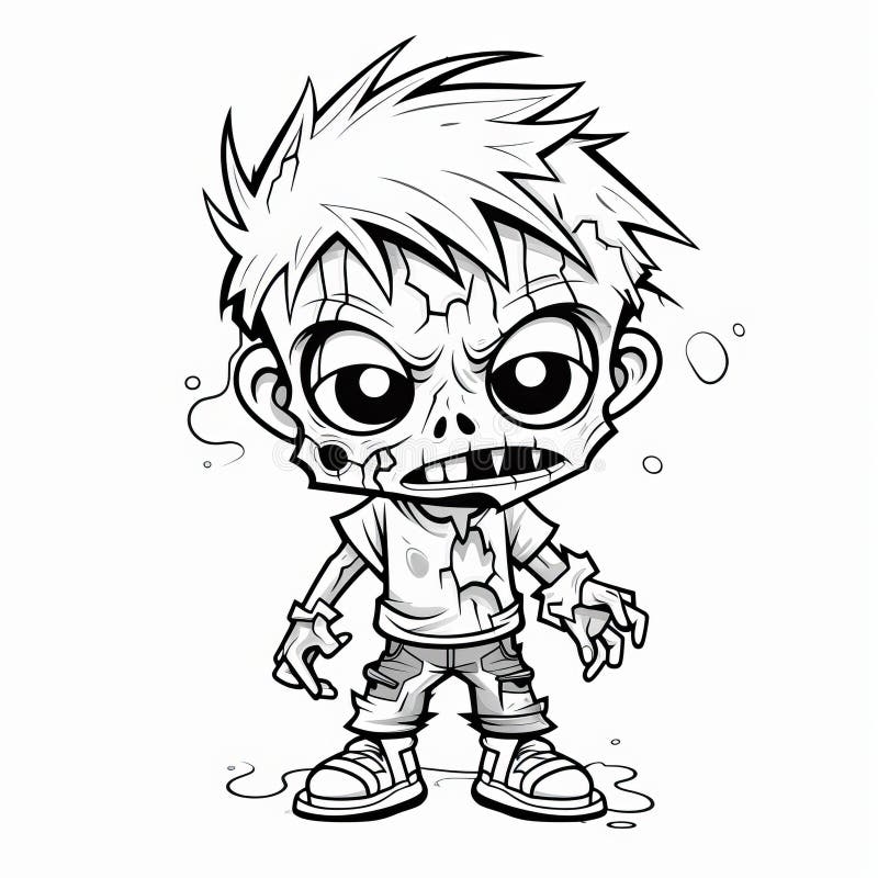 Zombies Coloring Pages