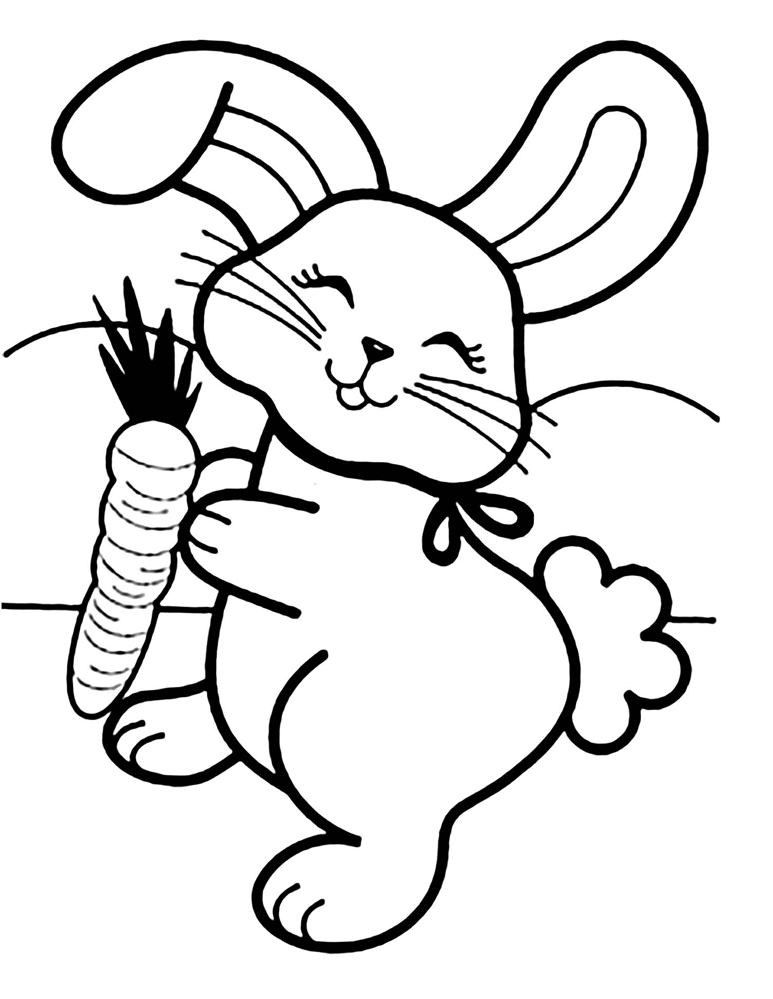 Free Rabbit Coloring Pages To Color Rabbit Kids Coloring Pages Free Printable Rabbit Coloring
