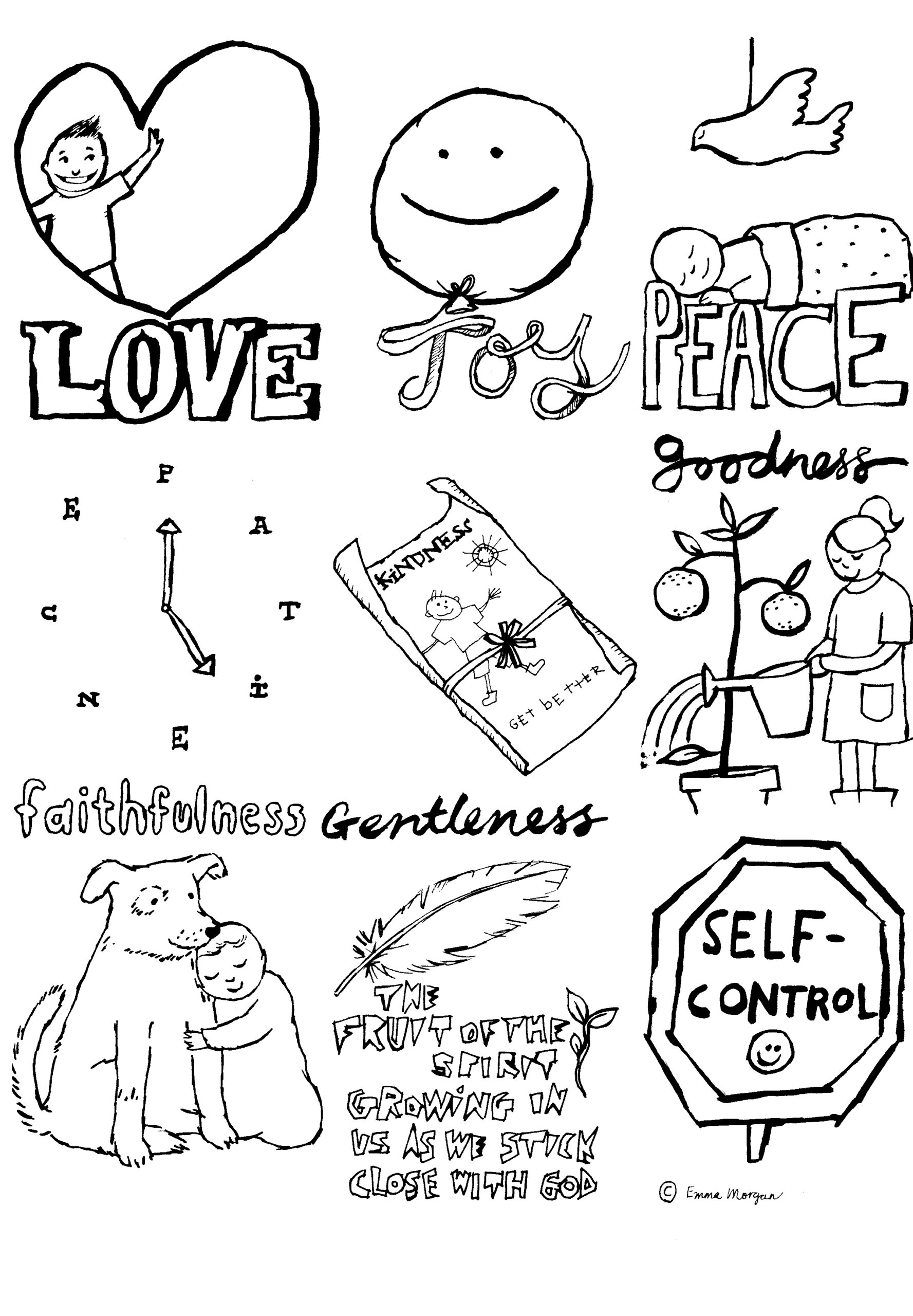 Free Self Discipline Coloring Pages