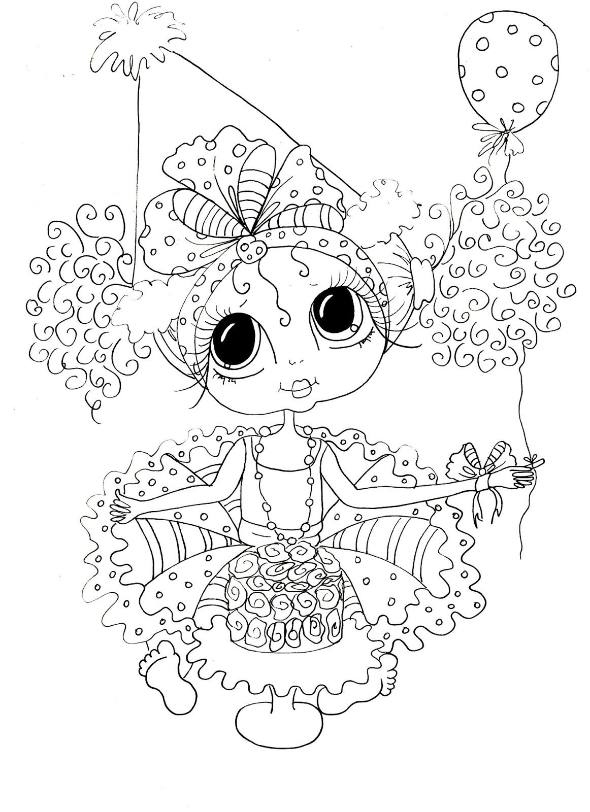 Free Sherri Baldy Besties Digi Stamps Sketch Coloring Page
