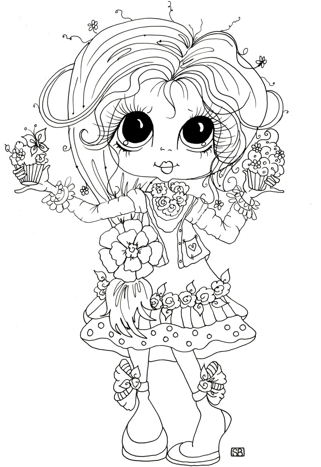 Free Sherri Baldy Digi Stamps Sketch Coloring Page