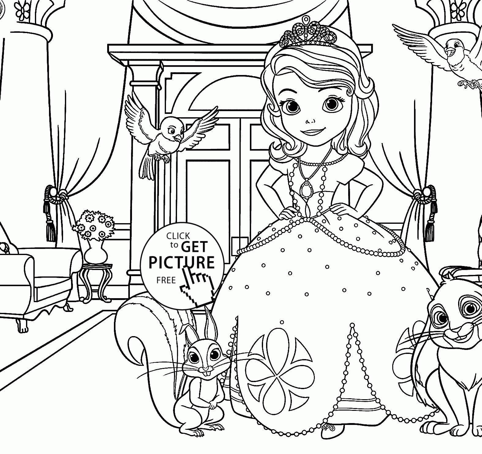 Free Sofia Coloring Page Download Free Sofia Coloring Page Png Images Free ClipArts On Clipart