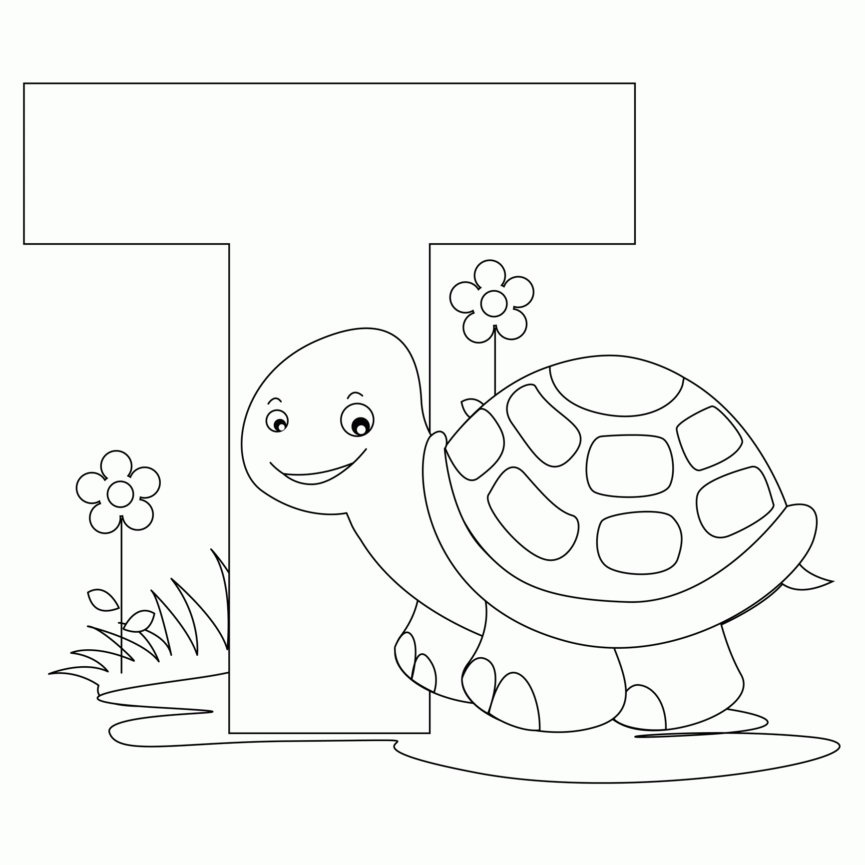 Free T Coloring Pages Download Free T Coloring Pages Png Images Free ClipArts On Clipart Library