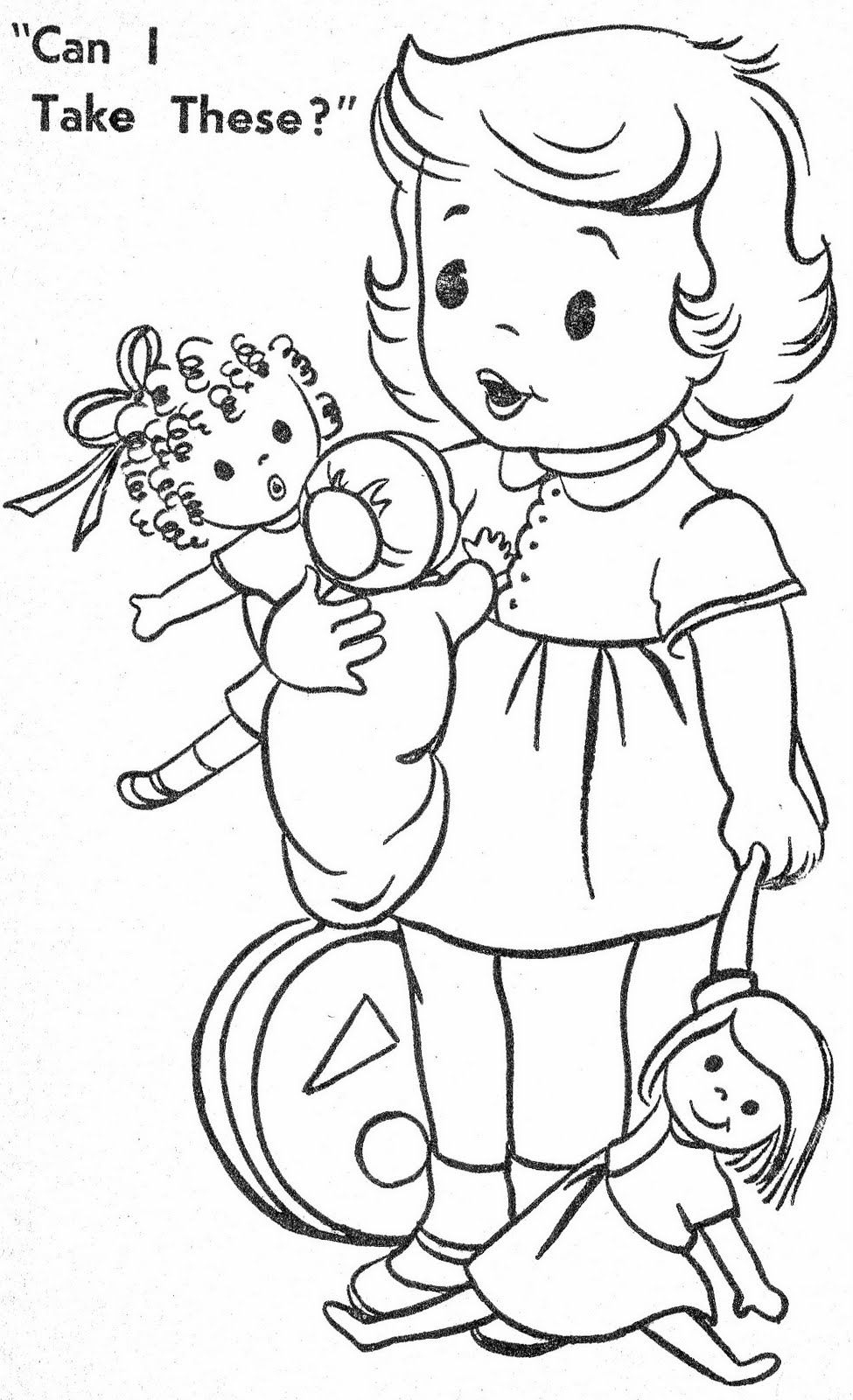 Free Vintage Coloring Book Pages NikoilSutton