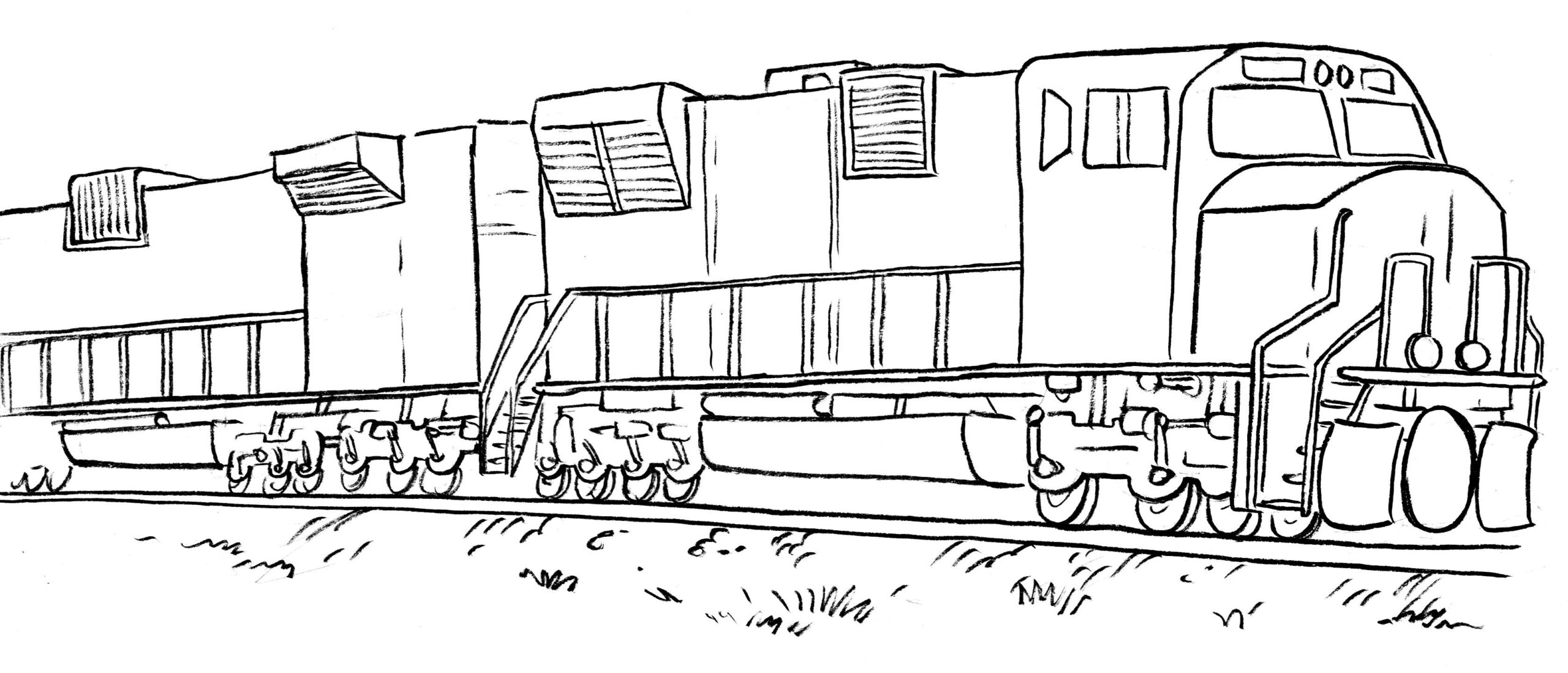 Csx Train Coloring Pages