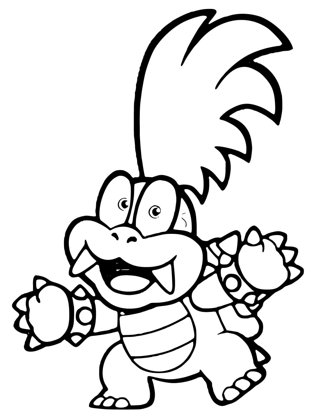 Koopa Coloring Pages
