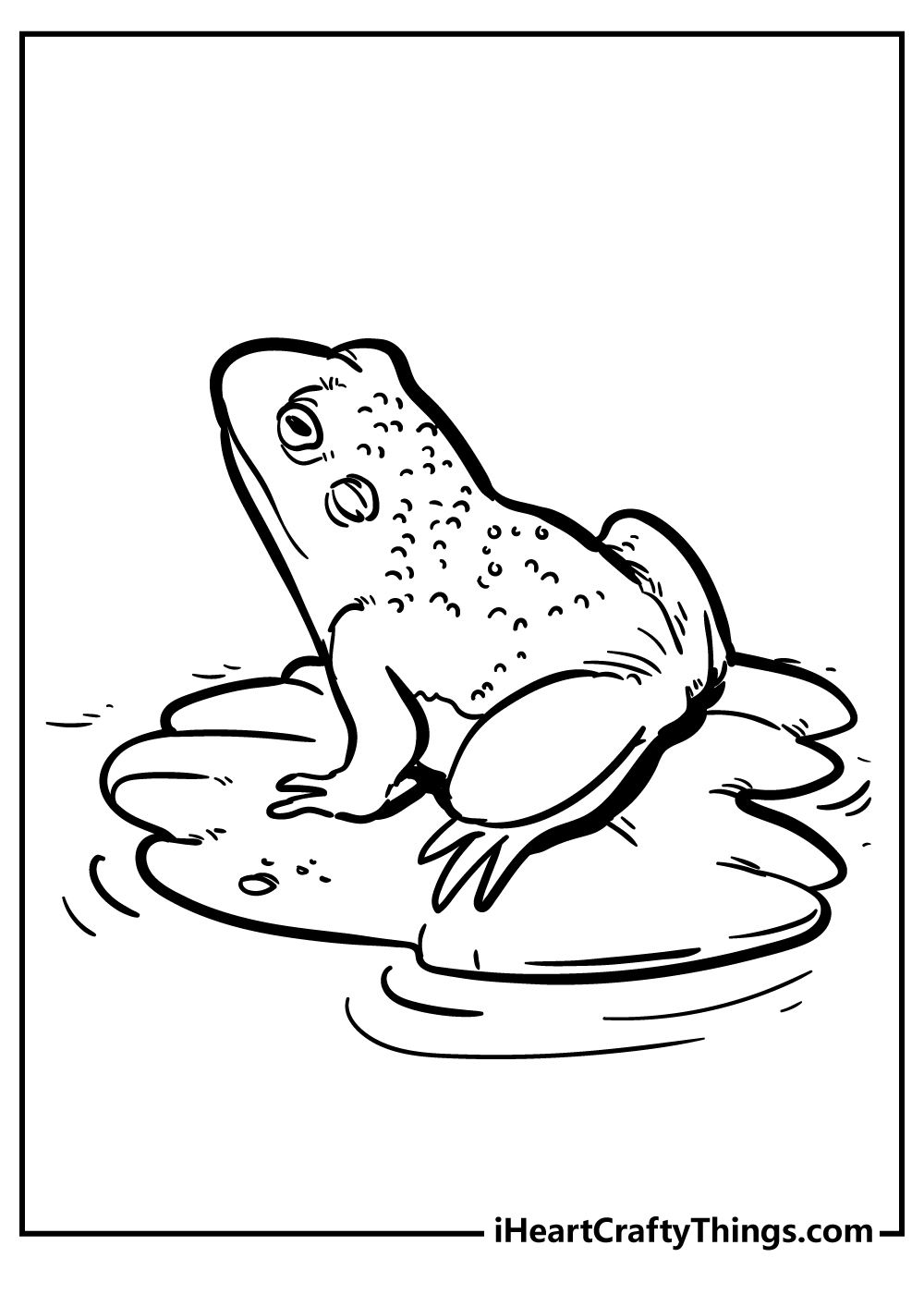 Frog And Toad Coloring Pages