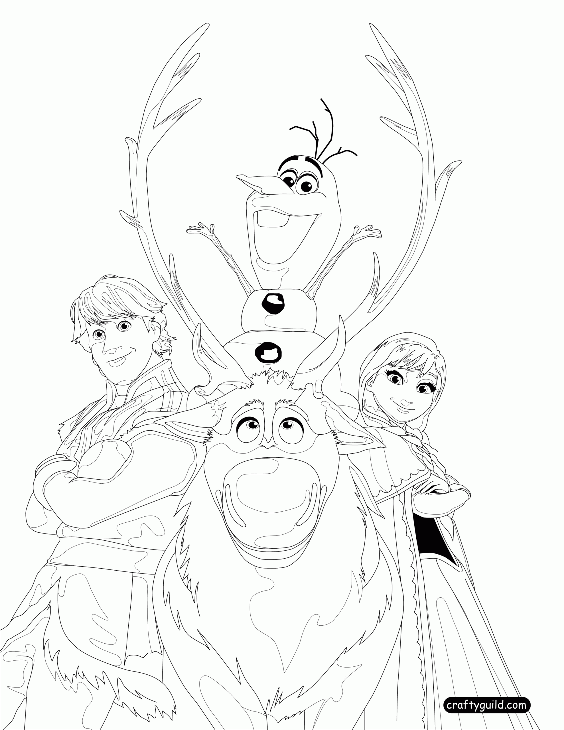 Frozen Coloring Pages Pdf Coloring Home