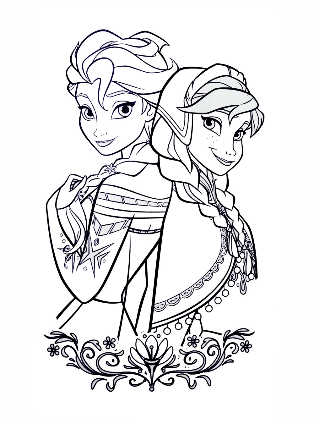 Frozen Free To Color For Kids Frozen Coloring Pages For Kids