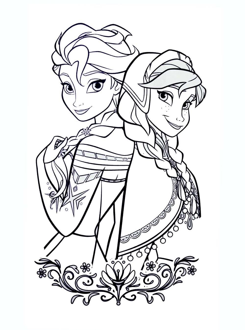 Frozen Coloring Pages To Print