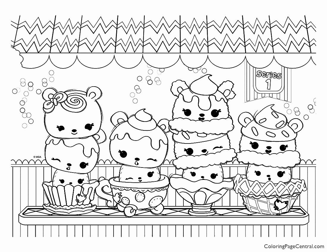 Num Num Food Coloring Pages