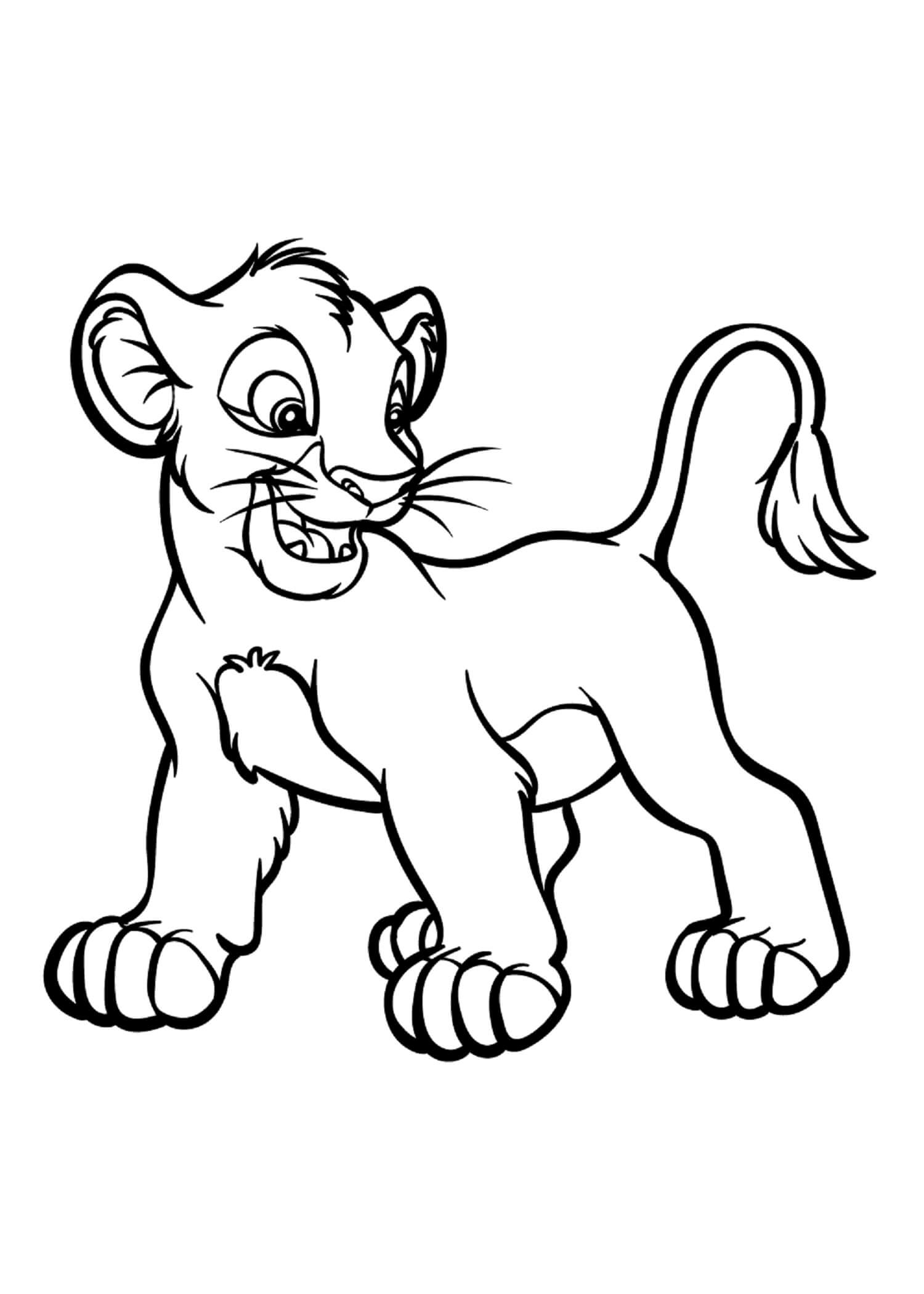 Fun Simba Coloring Page Download Print Or Color Online For Free
