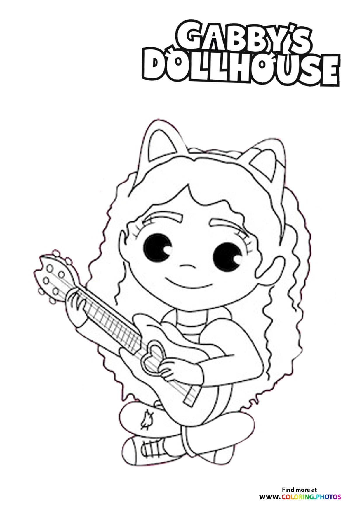 Gaby S Dollhouse Coloring Pages Free And Easy Printable Coloring Sheets