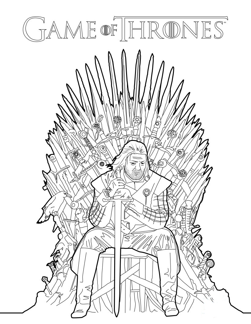 Game Of Thrones Coloring Pages At GetColorings Free Printable Colorings Pages To Print And