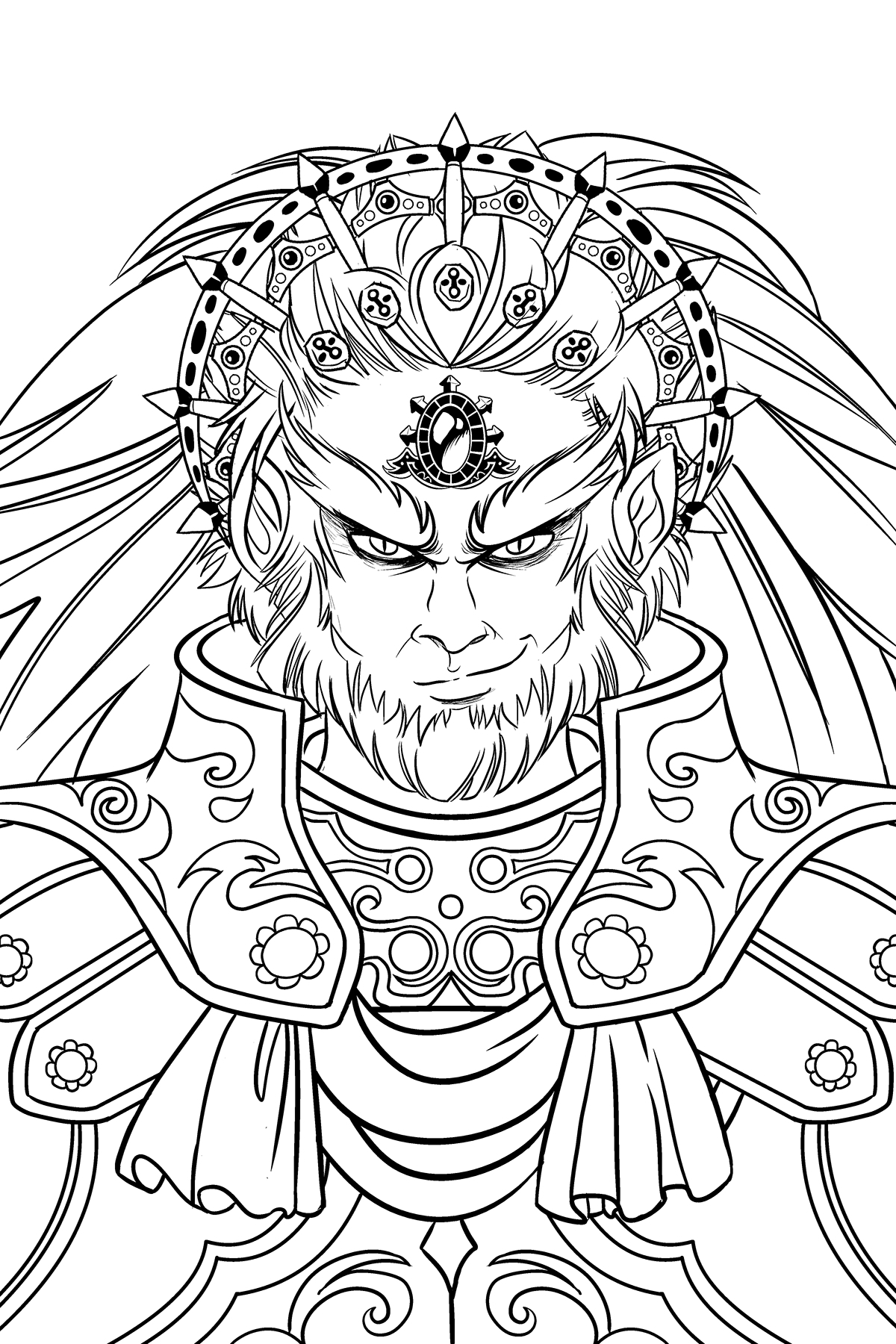 Ganondorf Coloring Pages Coloring Pages