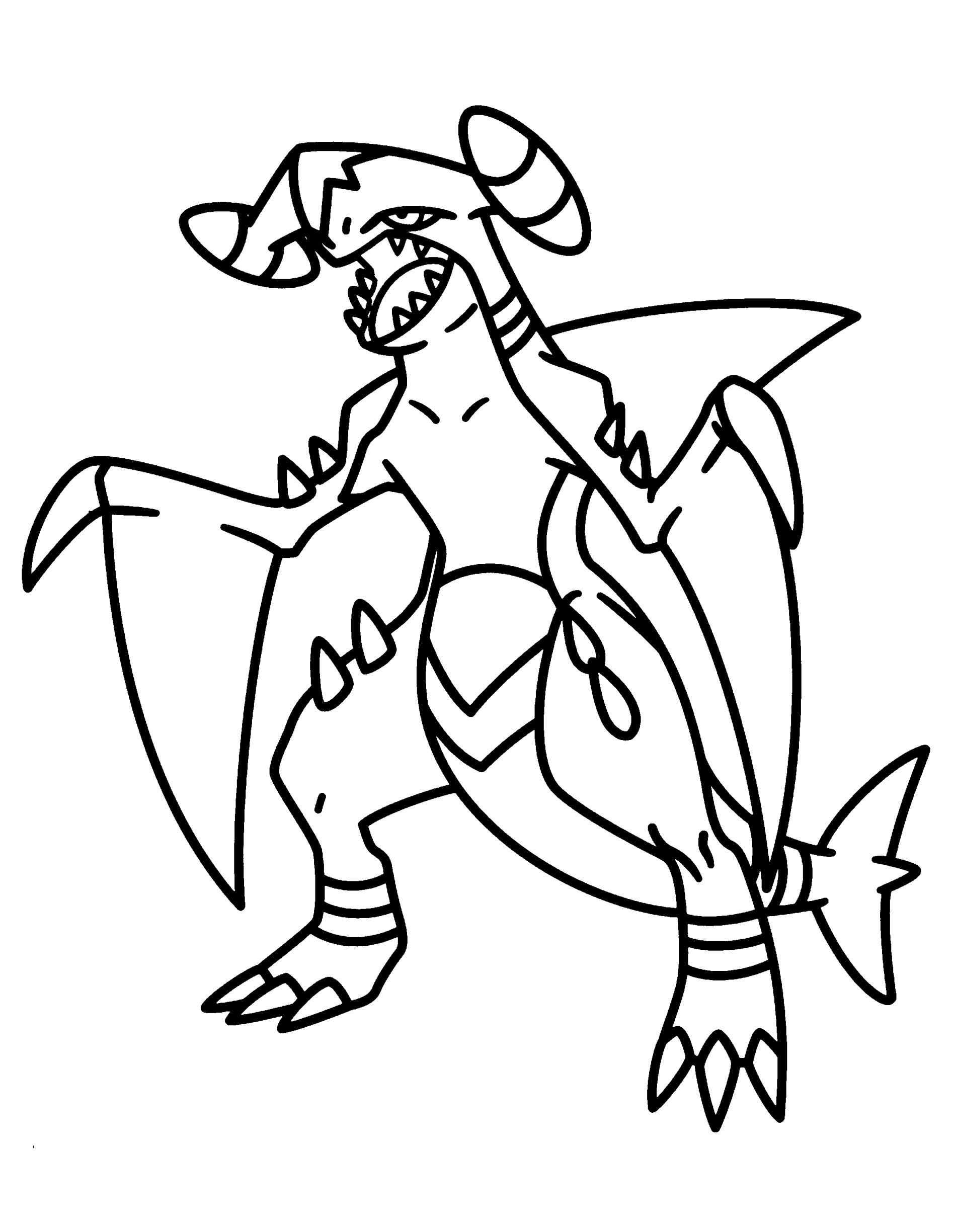 Garchomp Coloring Pages At GetColorings Free Printable Colorings Pages To Print And Color
