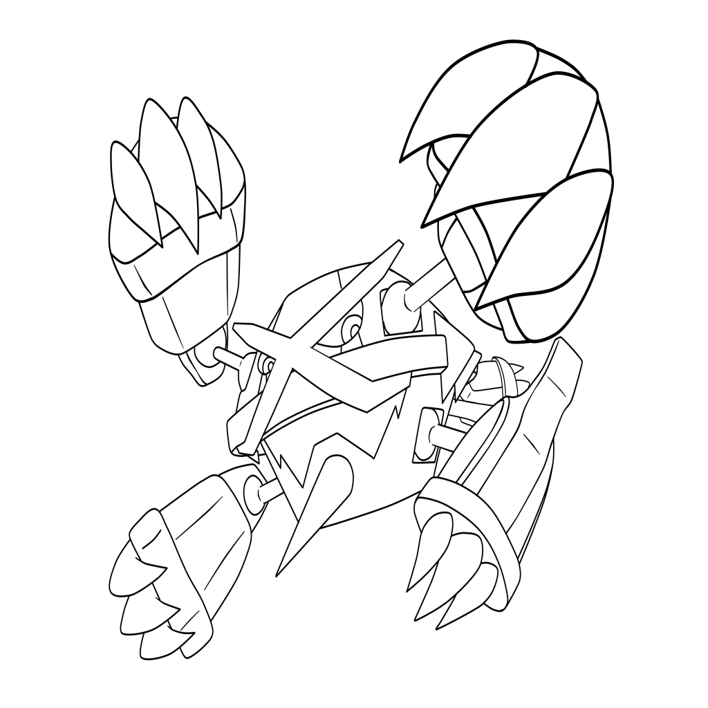 Garchomp Coloring Pages Pokemon Getcolorings Color Inspiration Printable Sketch Coloring Page