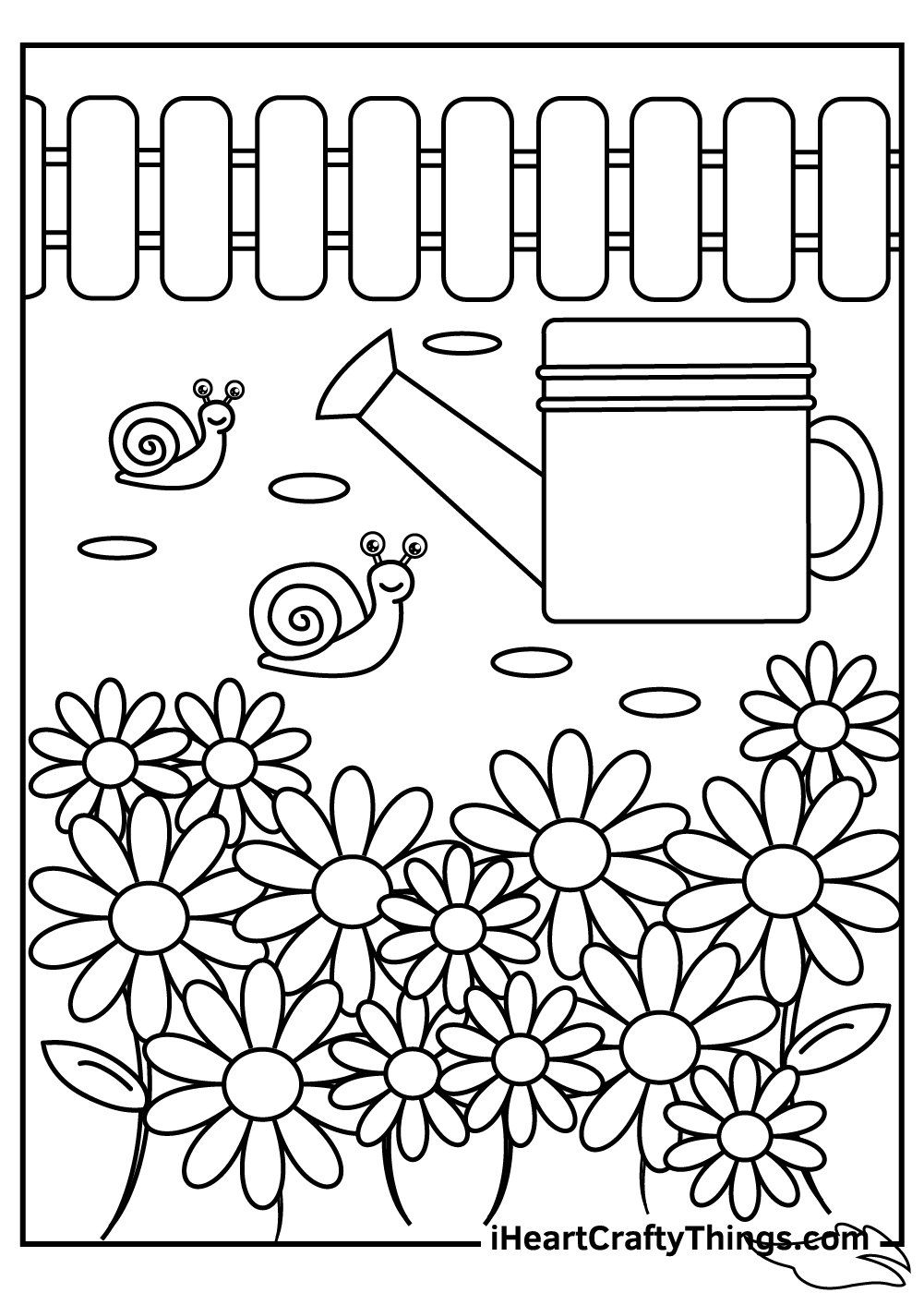 Garden Coloring Page