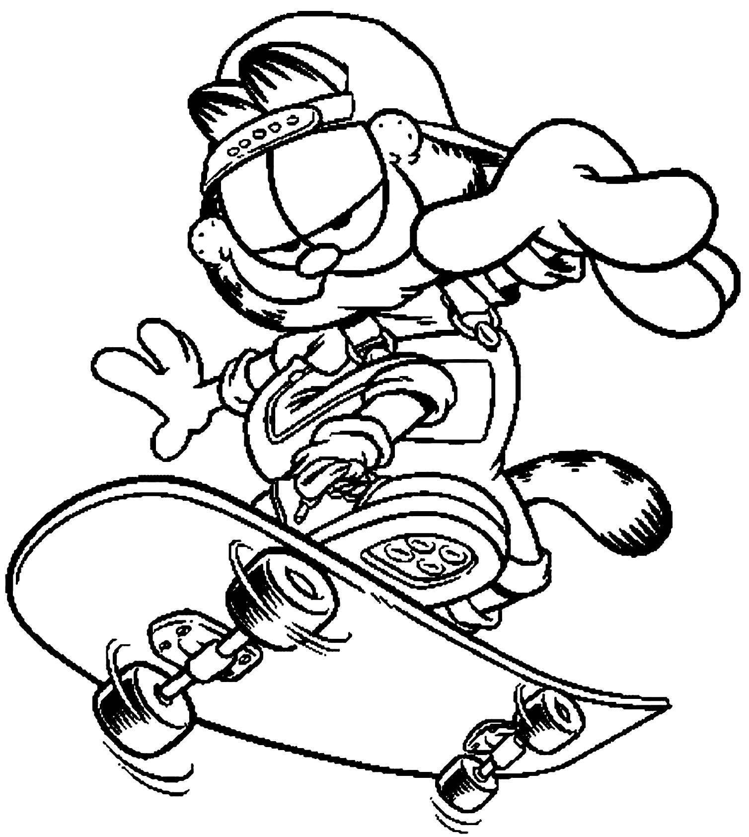Garfield Coloring Page For Kids Garfield Coloring Pages For Kids