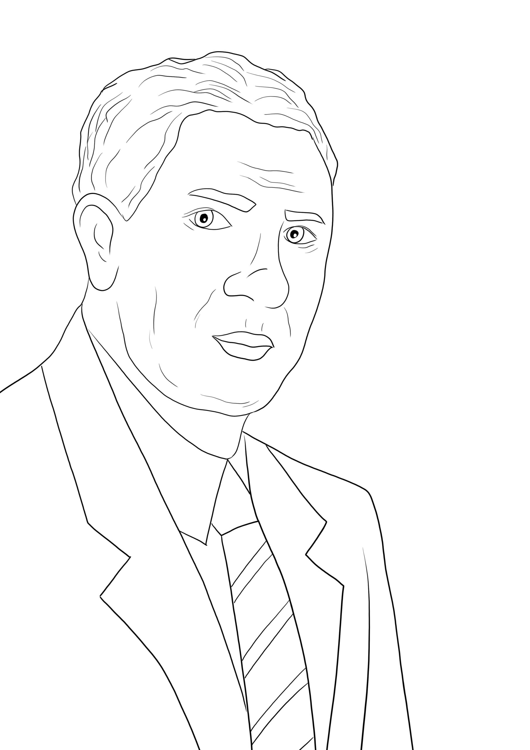 Garrett Morgan Coloring Sheet For Preschool