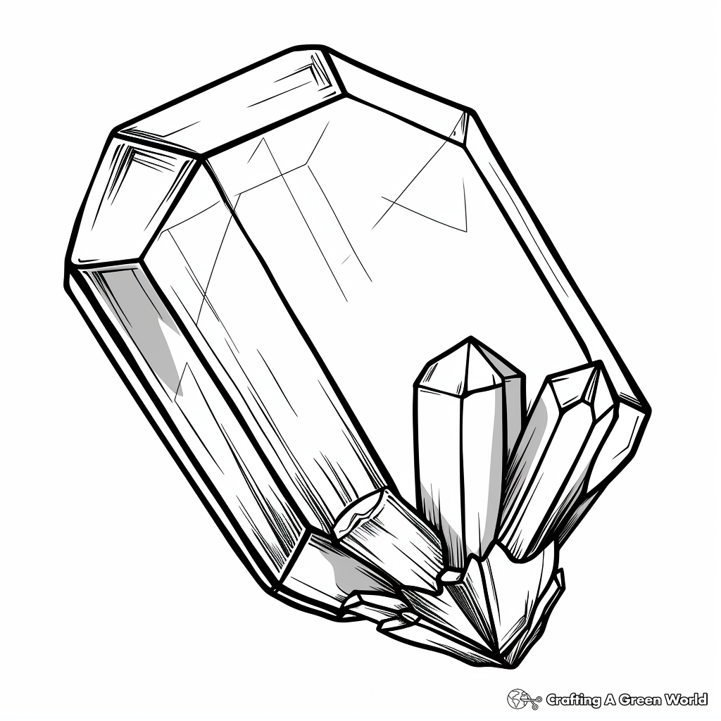 Gem Coloring Pages Free Printable