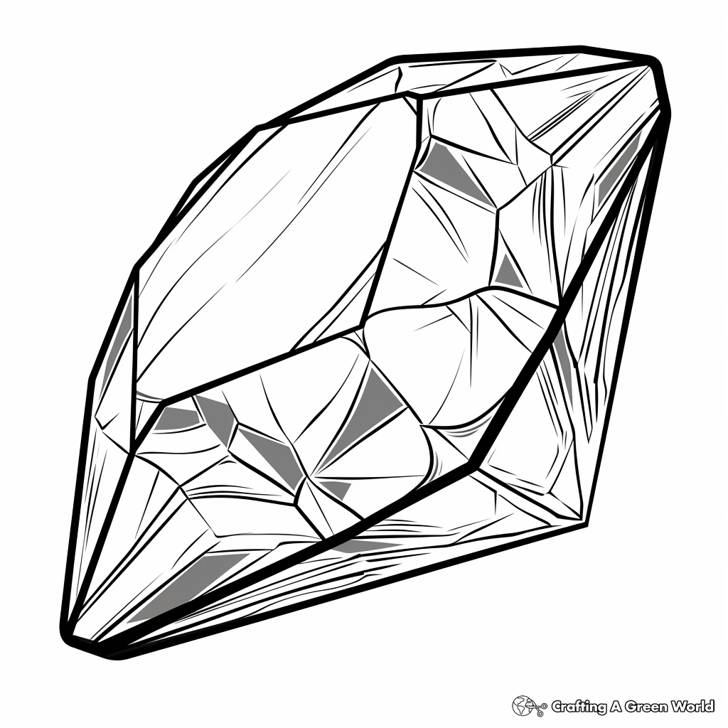 Gem Coloring Pages Free Printable