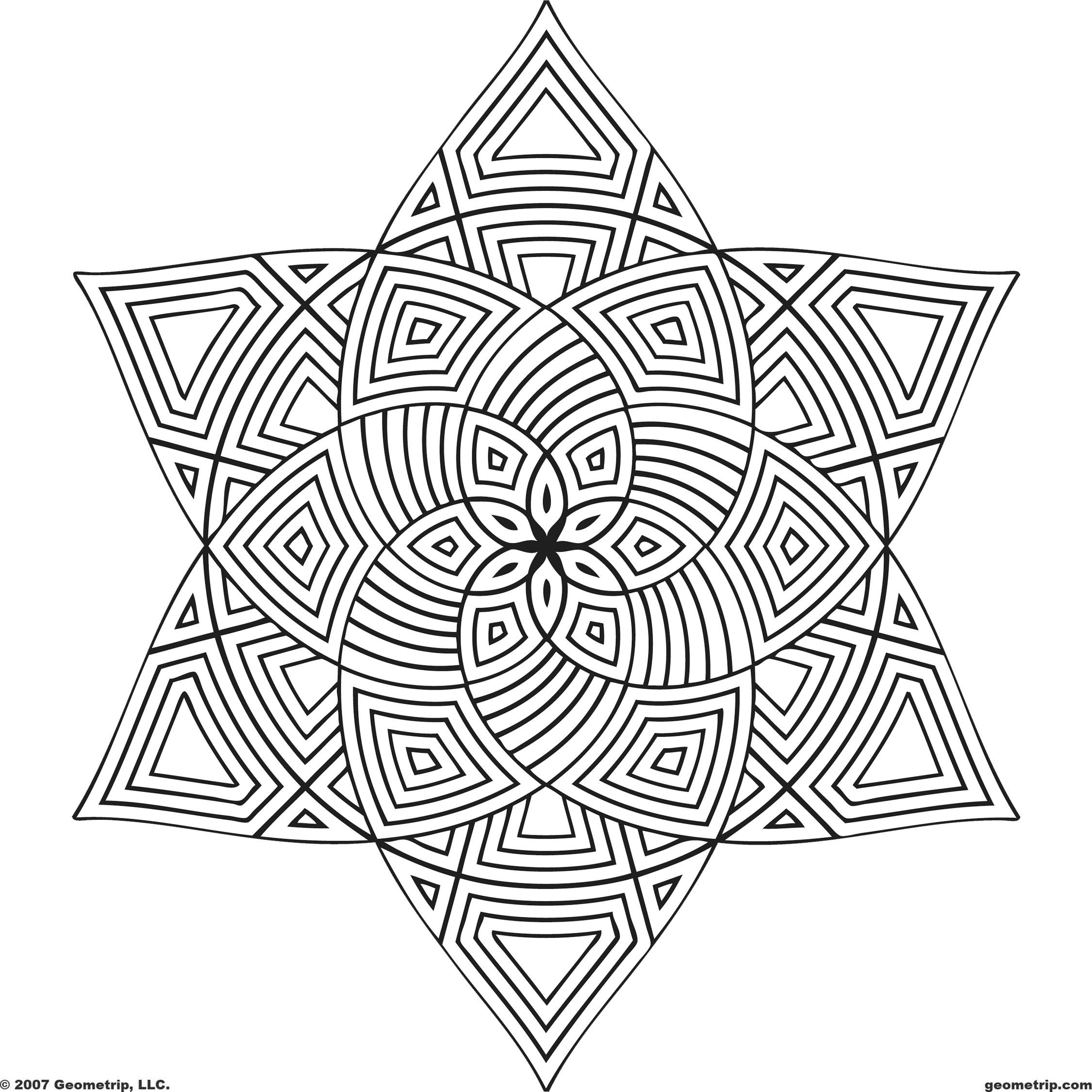 Geometric Pattern Coloring Pages For Adults At GetColorings Free Printable Colorings Pages