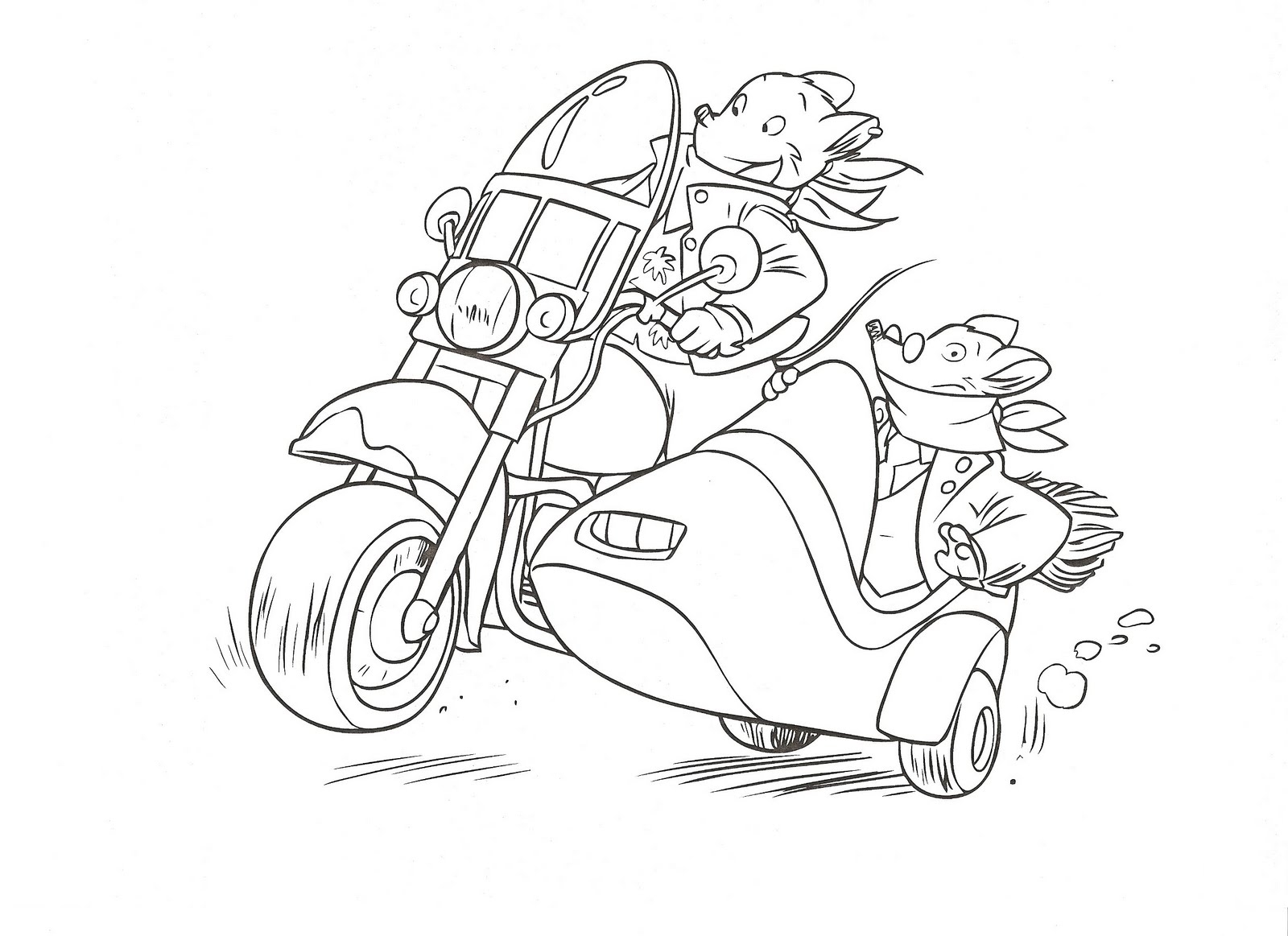 Geronimo Stilton Coloring Pages Coloring Home