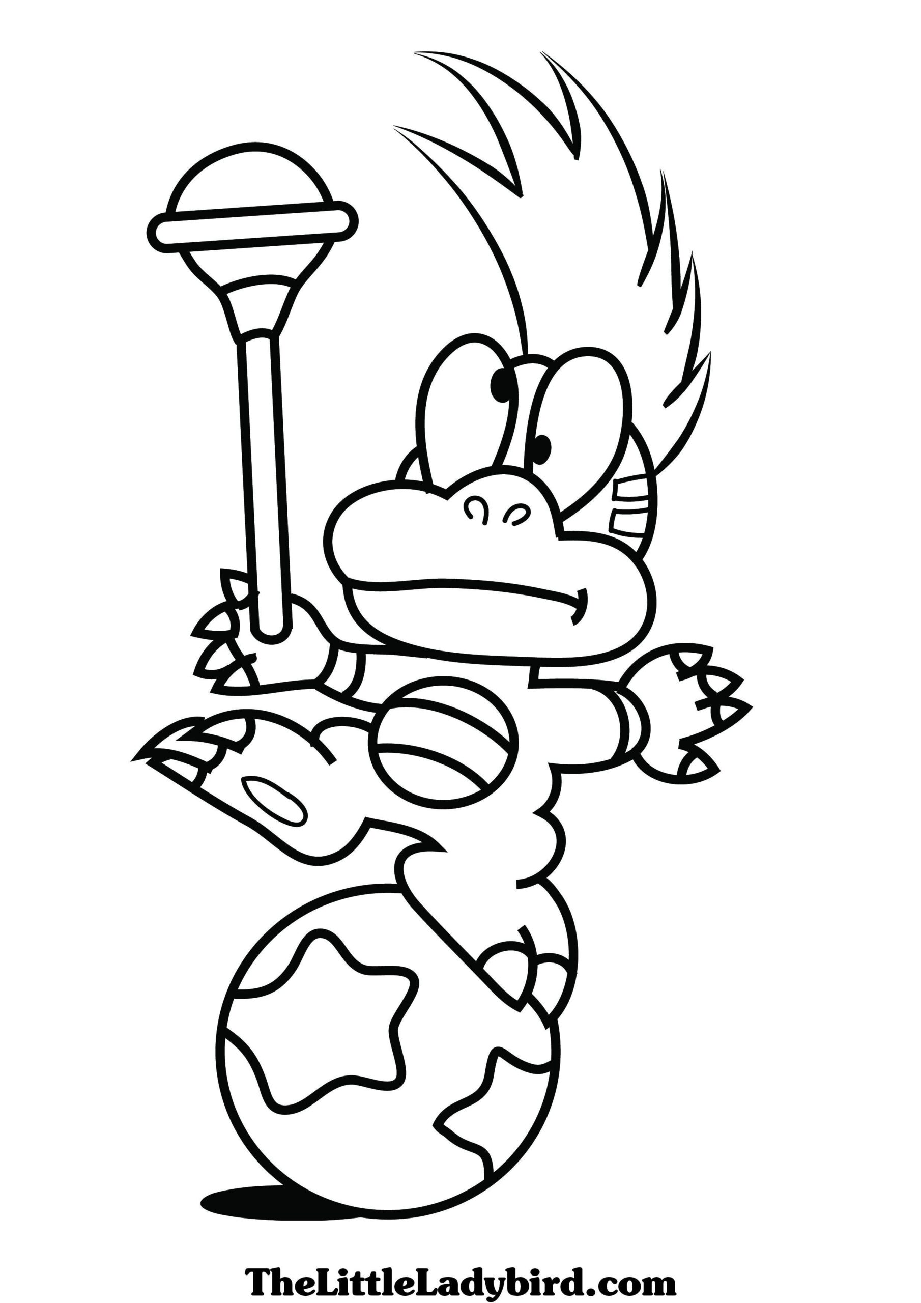 Coloring Page Mario