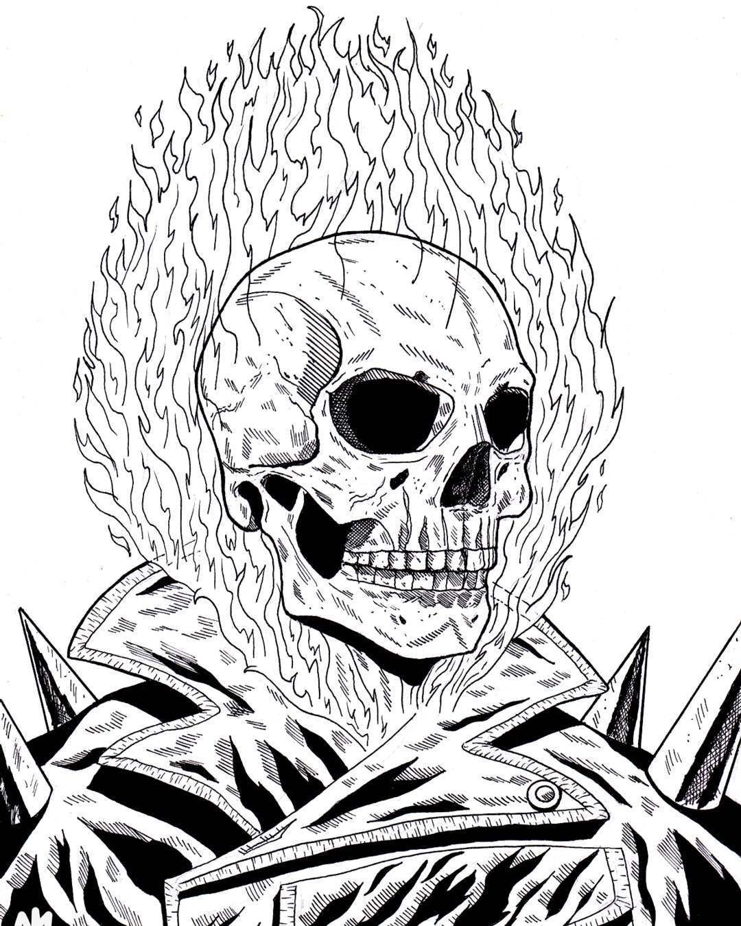 Get Ghost Rider Coloring Pages PDF Here Coloringfolder Ghost Rider Ghost Rider Pictures