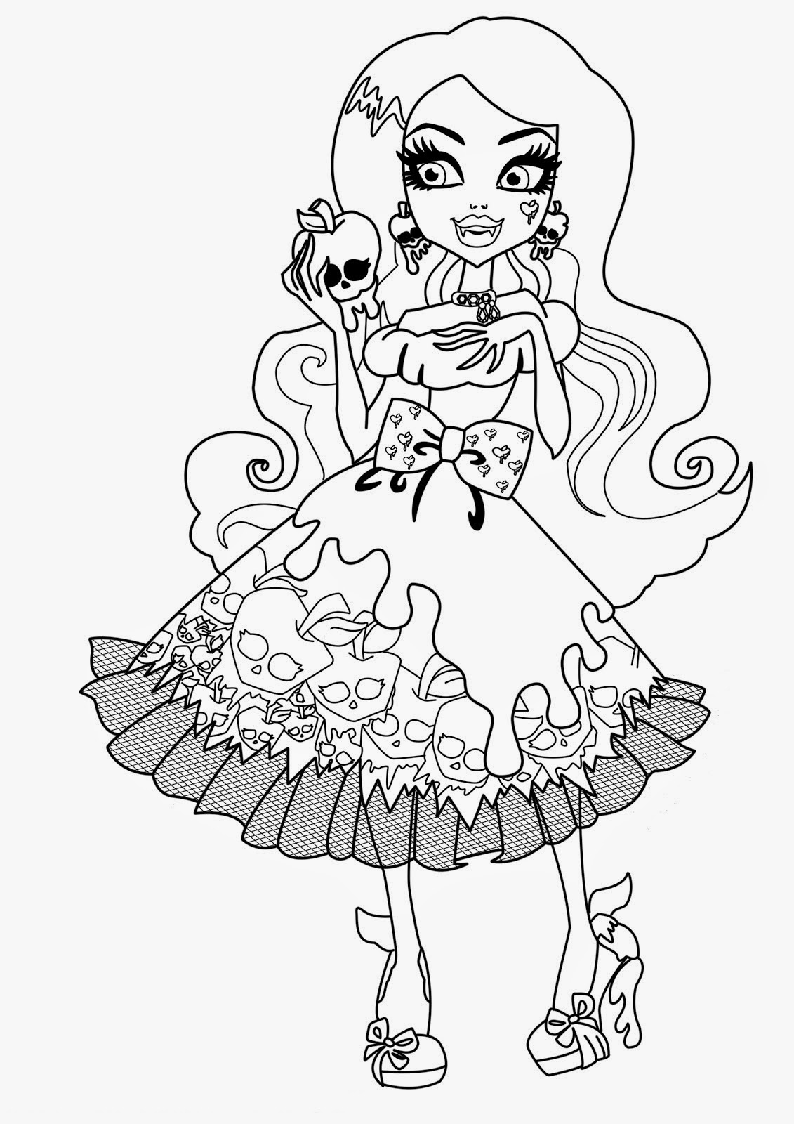 Get Monster High Coloring Pages Printable Iremiss