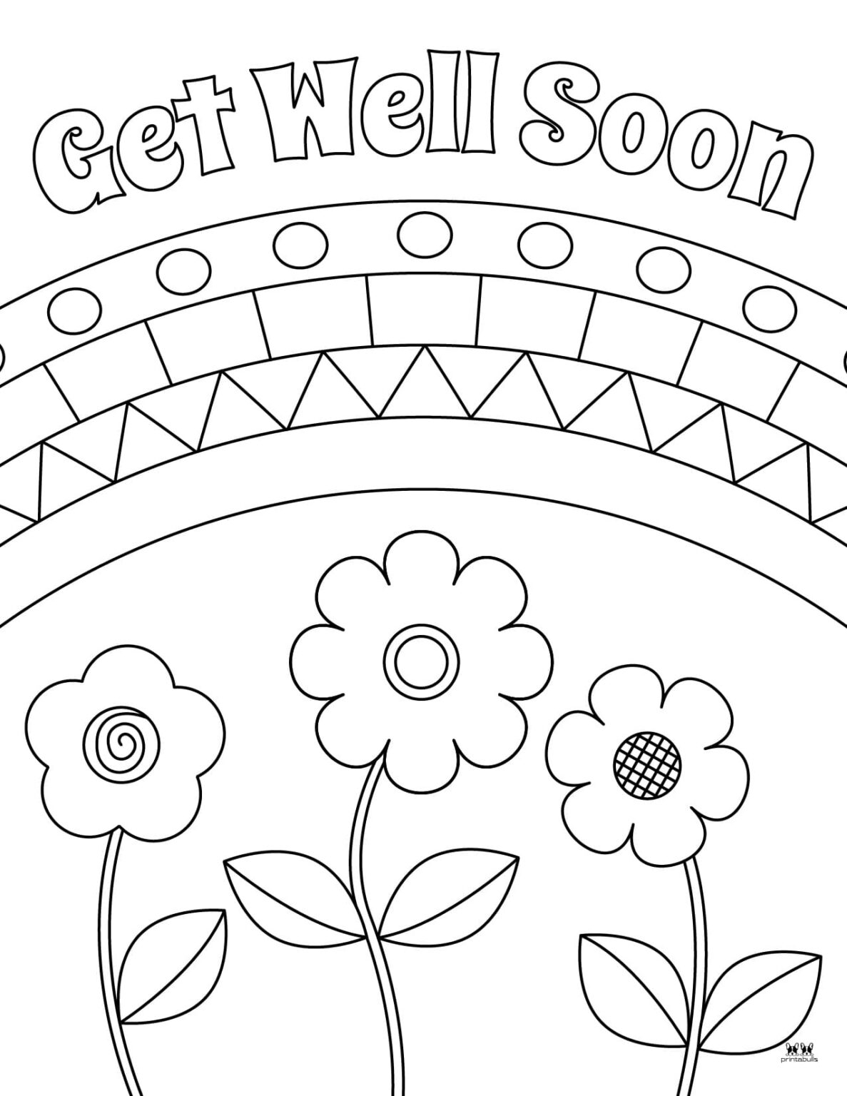 Get Well Coloring Pages