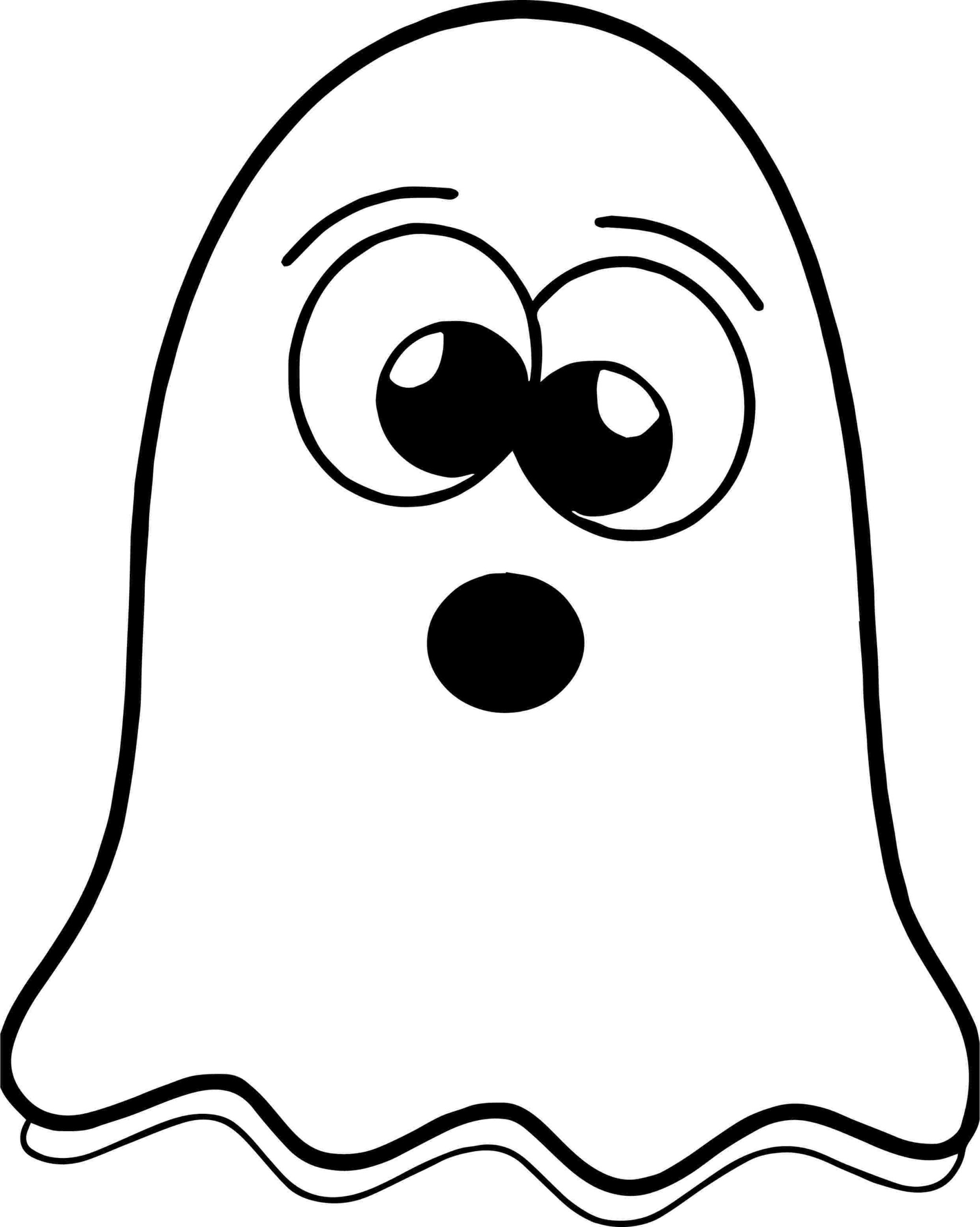 Ghost Coloring Pages Preschool