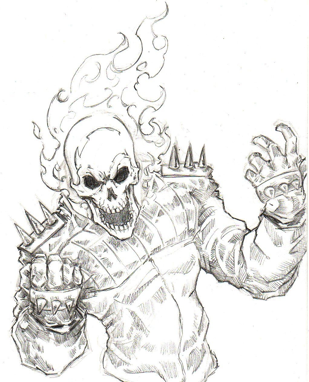 Ghost Rider Coloring Pages Google Search M F Ghost Rider Drawing Ghost Rider Tattoo