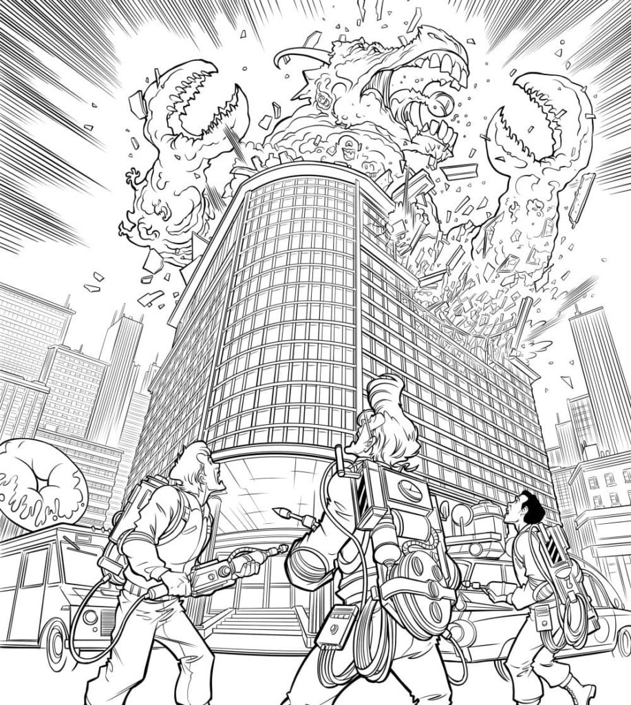 Ghostbusters Coloring Pages Free Coloring Pages WONDER DAY Coloring Pages For Children And