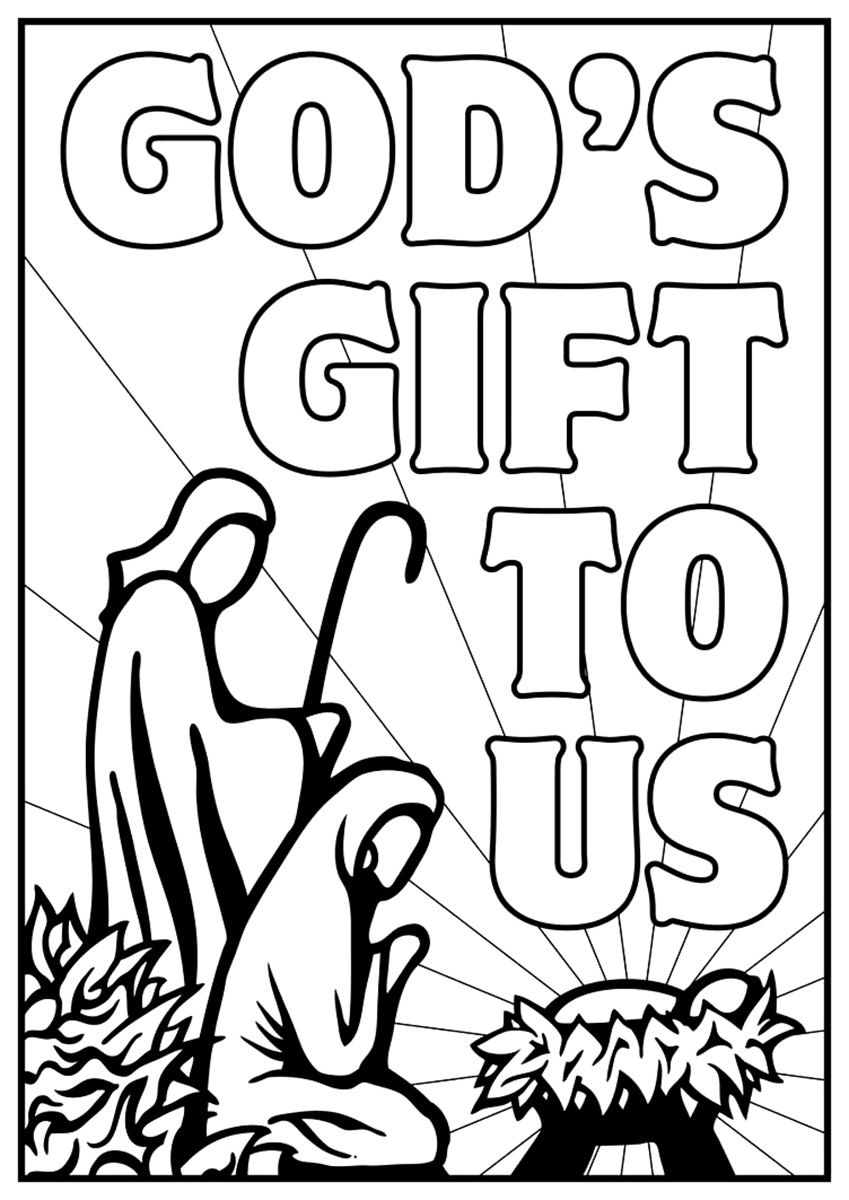 Gifts From God Coloring Page