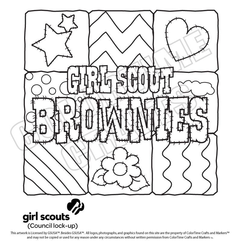 Free Girl Scout Coloring Pages