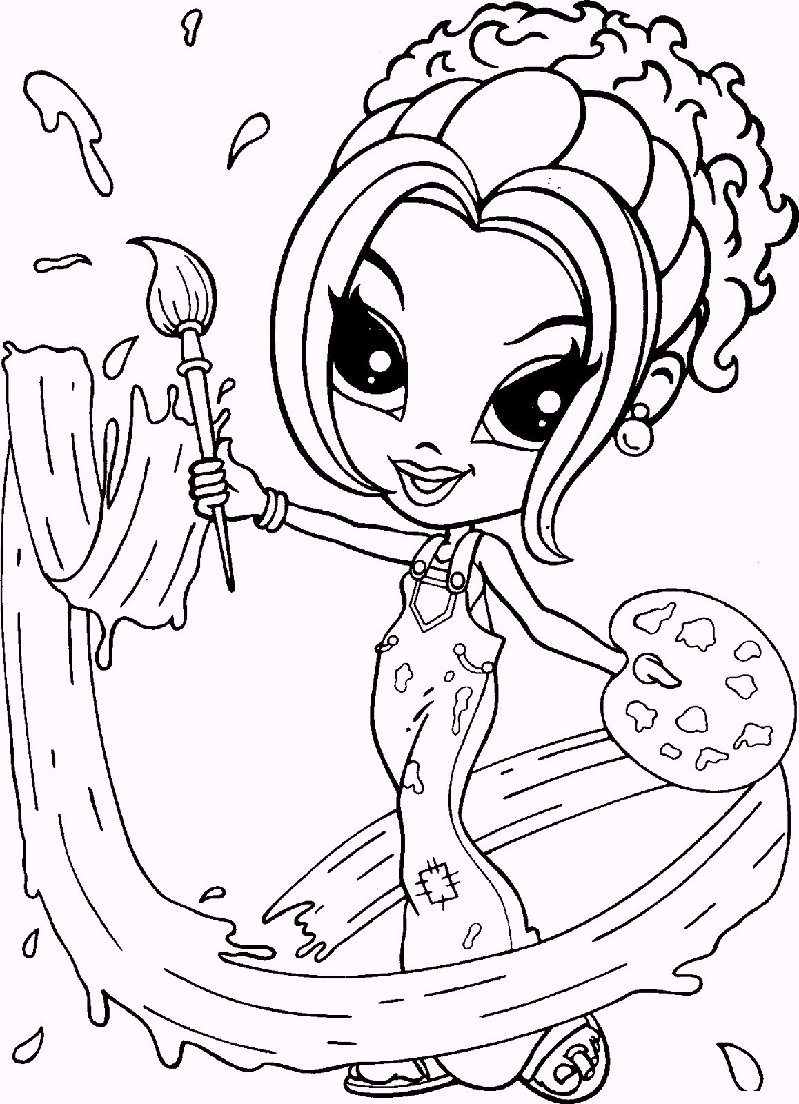 Glamour Lisa Frank Coloring Pages For Girls Coloring Pages