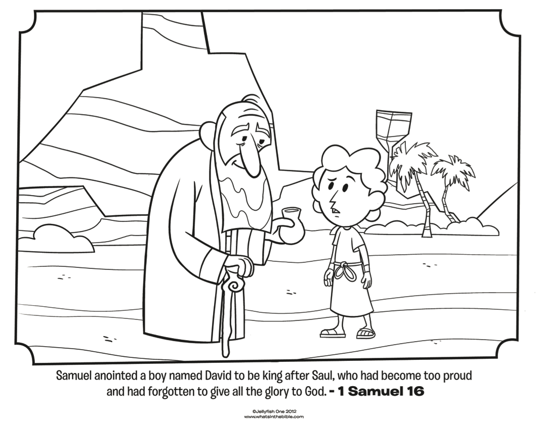 Samuel Bible Coloring Pages