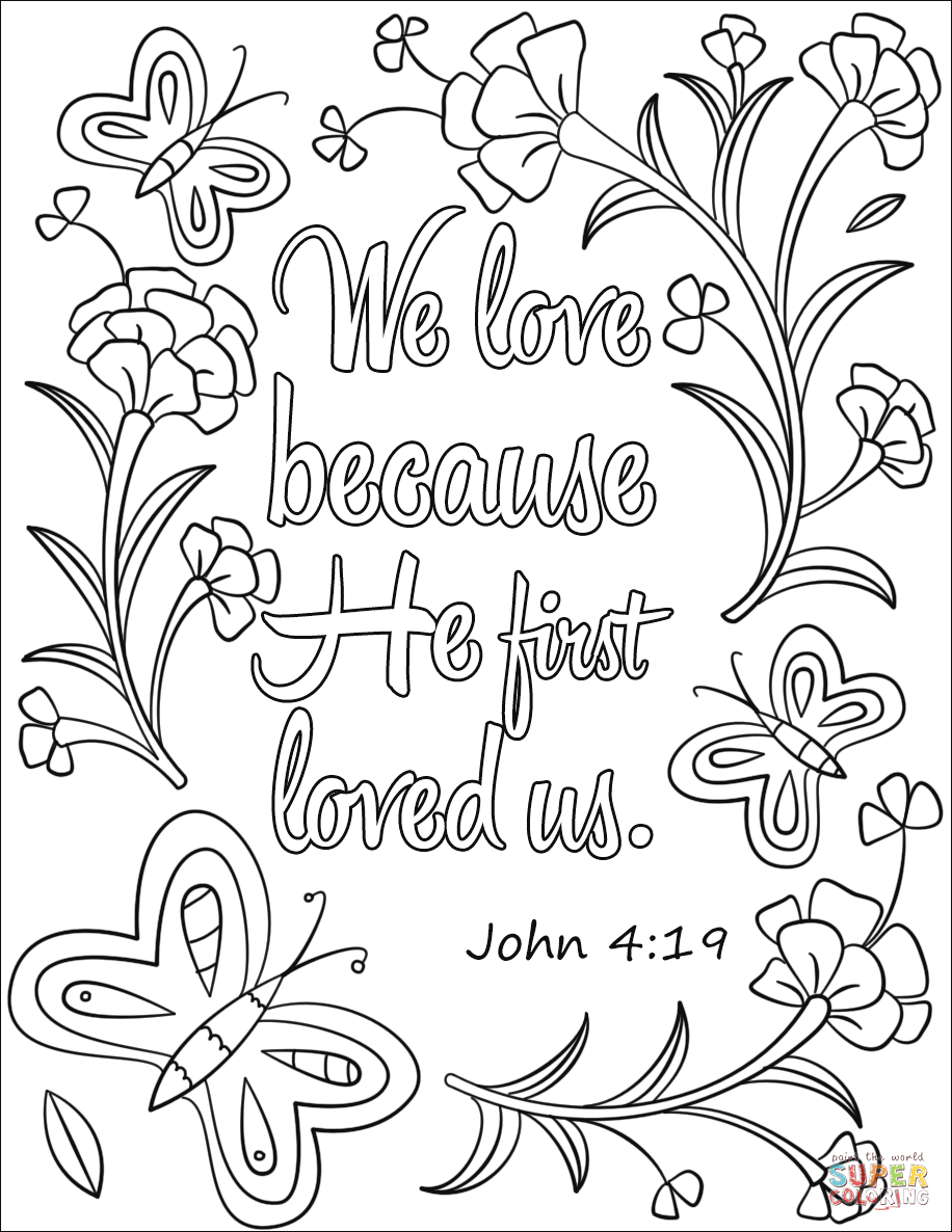 God Is Love Coloring Sheet Sketch Coloring Page