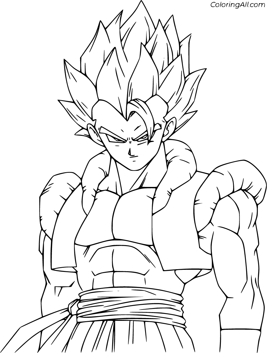 Vegito Coloring Pages