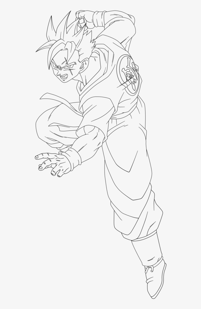 Gohan Ssj2 Coloring Pages